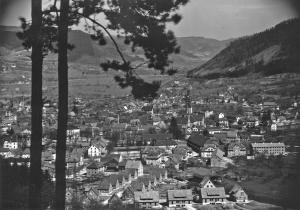 Foto Haslach 1949 vom Eichenbach aus